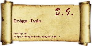 Drága Iván névjegykártya